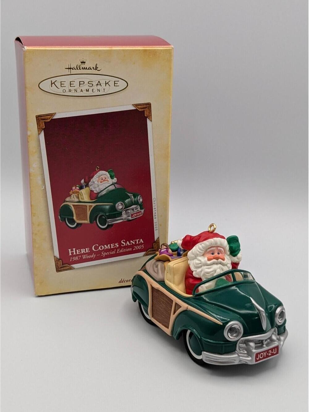 Hallmark Keepsake Here Comes Santa 1987 Woody Special Edition 2005 Ornament